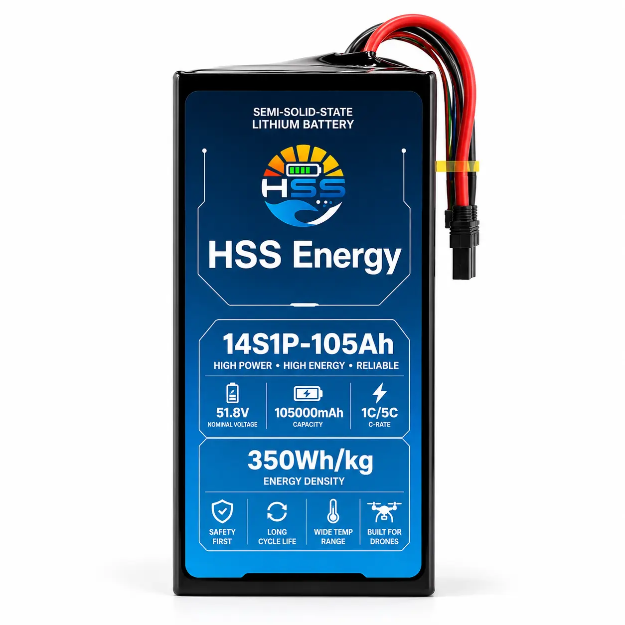 Batteria per drone 14S 105Ah