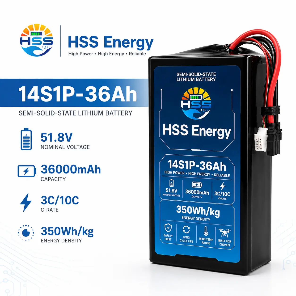 Batteria UAV 14S 36000mAh