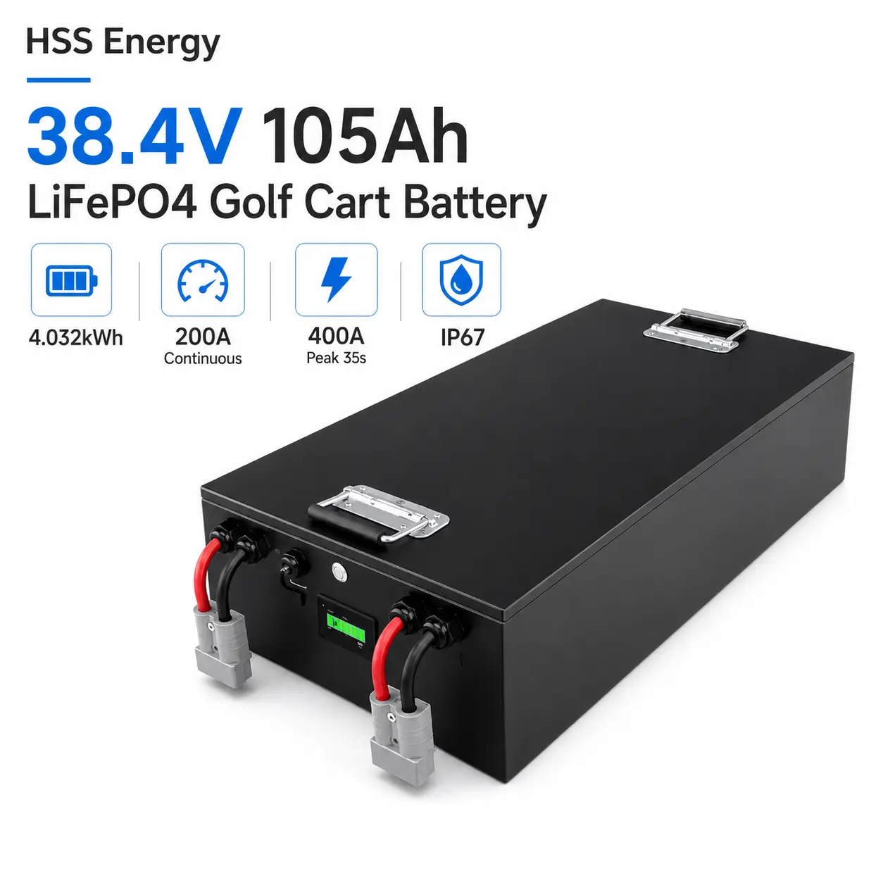 Batteria al litio per carrello da golf 36V 105Ah