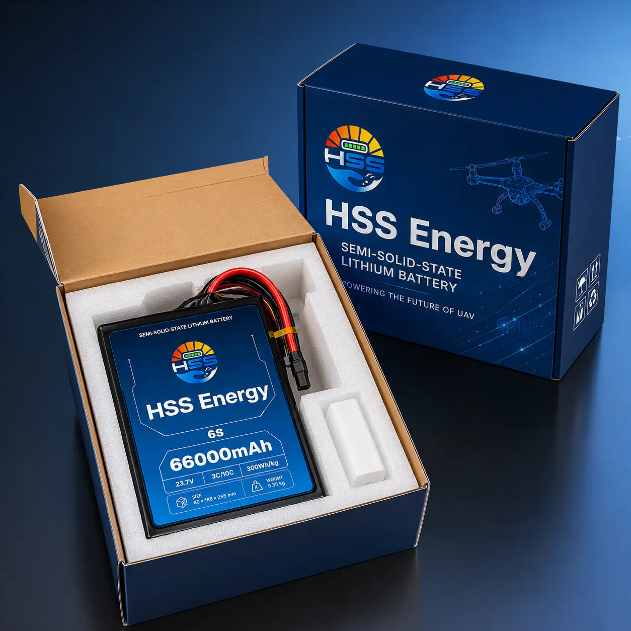 6S 66000mAh UAV Battery